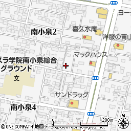 宮城県仙台市若林区南小泉2丁目14-22周辺の地図