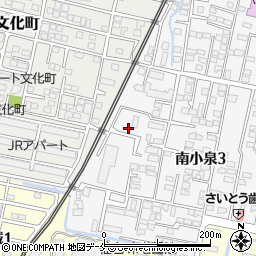 宮城県仙台市若林区南小泉3丁目16-22周辺の地図