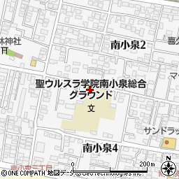 宮城県仙台市若林区南小泉4丁目3-1周辺の地図