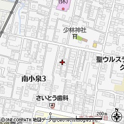 宮城県仙台市若林区南小泉3丁目5周辺の地図