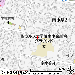 仙台南小泉郵便局周辺の地図