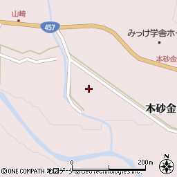 宮城県柴田郡川崎町本砂金大城前周辺の地図