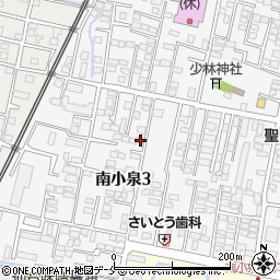 宮城県仙台市若林区南小泉3丁目3-11周辺の地図