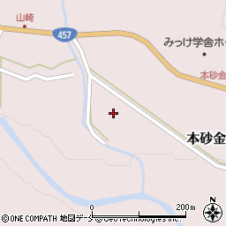 宮城県川崎町（柴田郡）本砂金（大城前）周辺の地図