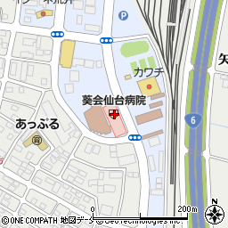 葵会仙台病院周辺の地図