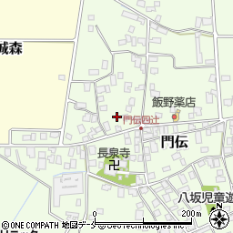 山形県山形市門伝32周辺の地図