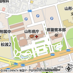 山形県庁　総務部秘書課副主幹周辺の地図
