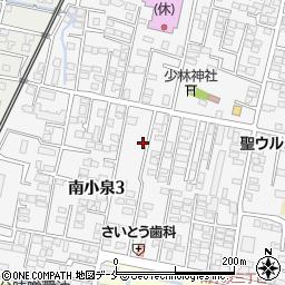 宮城県仙台市若林区南小泉3丁目4-10周辺の地図