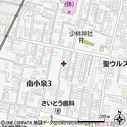 宮城県仙台市若林区南小泉3丁目5-30周辺の地図