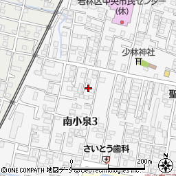 宮城県仙台市若林区南小泉3丁目3周辺の地図