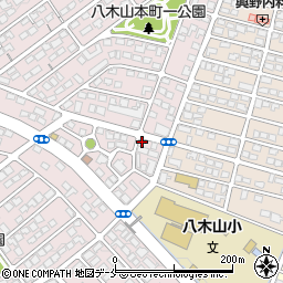 八木山パンション周辺の地図