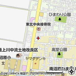 山形県山形市高堂101周辺の地図