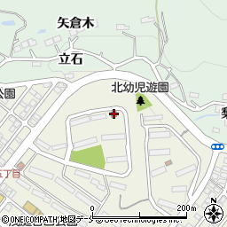 仙台市茂庭第一市営住宅　第二集会所周辺の地図