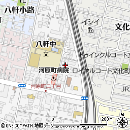 仙台市南材木町児童館周辺の地図