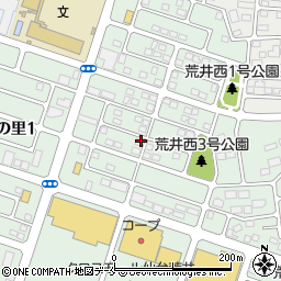 宮城県仙台市若林区なないろの里周辺の地図