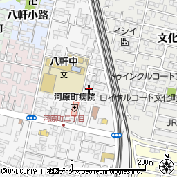 仙台市　南材木町児童館周辺の地図