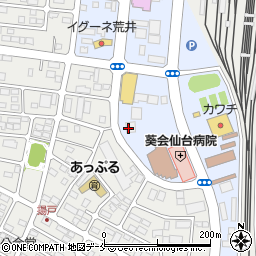 荒井東郵便局 ＡＴＭ周辺の地図