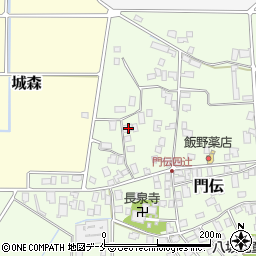 山形県山形市門伝23周辺の地図