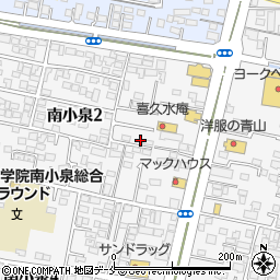 宮城県仙台市若林区南小泉2丁目13-15周辺の地図