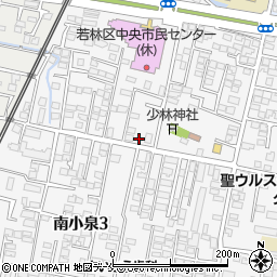 宮城県仙台市若林区南小泉1丁目9-13周辺の地図