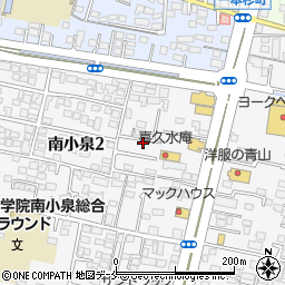 宮城県仙台市若林区南小泉2丁目12-2周辺の地図