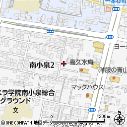 宮城県仙台市若林区南小泉2丁目13-24周辺の地図