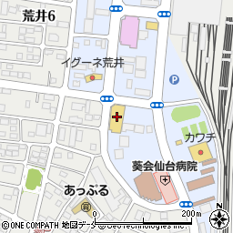 サン・マルシェ　荒井店周辺の地図