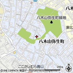 宮城県仙台市太白区八木山弥生町周辺の地図