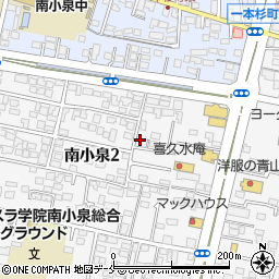 宮城県仙台市若林区南小泉2丁目10-24周辺の地図