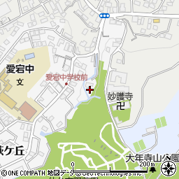 仙台ゲストハウス・鹿鳴館周辺の地図