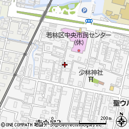 宮城県仙台市若林区南小泉1丁目9-26周辺の地図