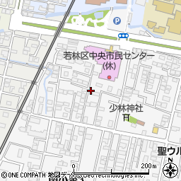 宮城県仙台市若林区南小泉1丁目9-28周辺の地図