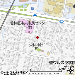 宮城県仙台市若林区南小泉1丁目7-7周辺の地図