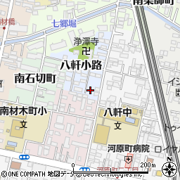 宮城県仙台市若林区八軒小路23-25周辺の地図