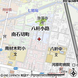 宮城県仙台市若林区八軒小路23-5周辺の地図