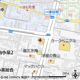 快活CLUB仙台南小泉店周辺の地図