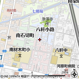 宮城県仙台市若林区八軒小路23-50周辺の地図