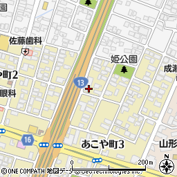 山形県剣道連盟事務局周辺の地図