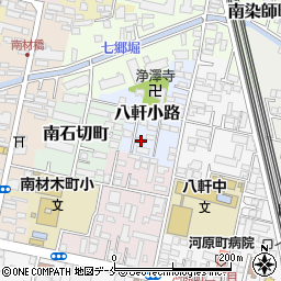 宮城県仙台市若林区八軒小路23-6周辺の地図