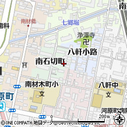 宮城県仙台市若林区南石切町14周辺の地図