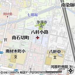 宮城県仙台市若林区八軒小路23-11周辺の地図