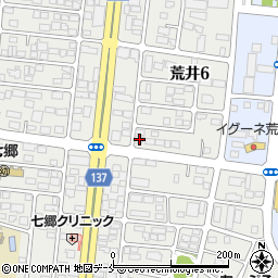 宮城県仙台市若林区荒井6丁目7-21周辺の地図