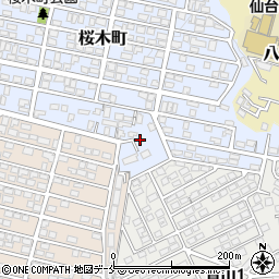 宮城県仙台市太白区桜木町22-5周辺の地図