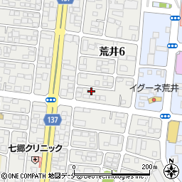 宮城県仙台市若林区荒井6丁目7-4周辺の地図