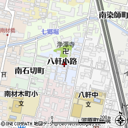 宮城県仙台市若林区八軒小路23-1周辺の地図