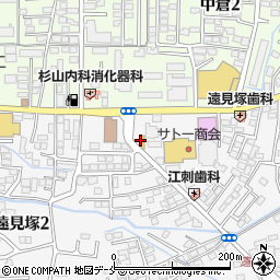 セブンイレブン仙台遠見塚３丁目店周辺の地図