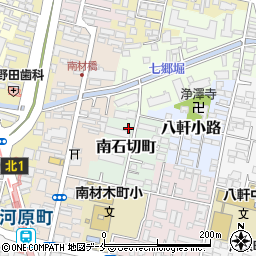 宮城県仙台市若林区南石切町16周辺の地図