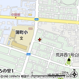 ファミリーマート仙台荒井西店周辺の地図