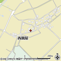 新潟県村上市西興屋647周辺の地図