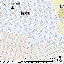 宮城県仙台市太白区桜木町22-49周辺の地図